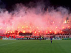 Barcelona match flares - photo: Woytek Legia LIVE!
